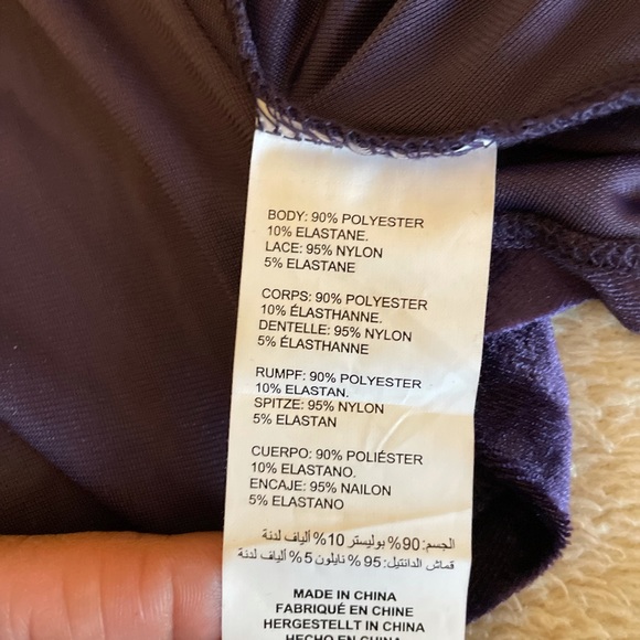 Michel Studio Lace Peplum Blouse - Size 2X - Picture 12 of 12